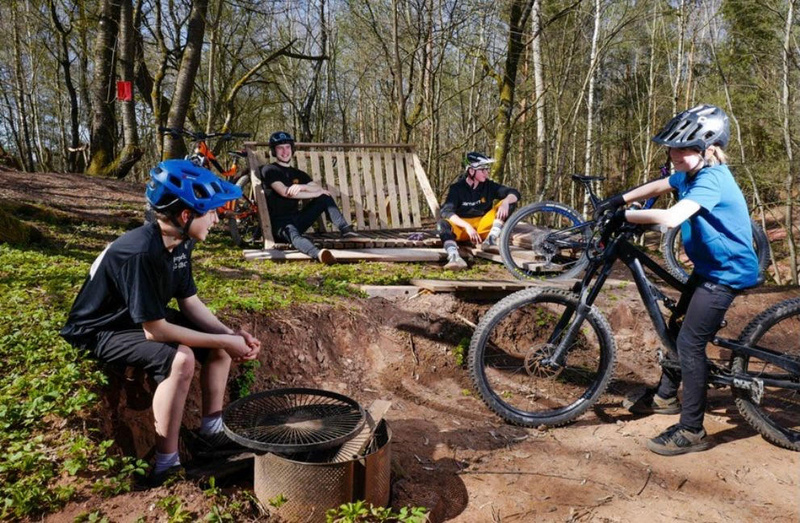 Bikepark in der ehemaligen Sandgrube